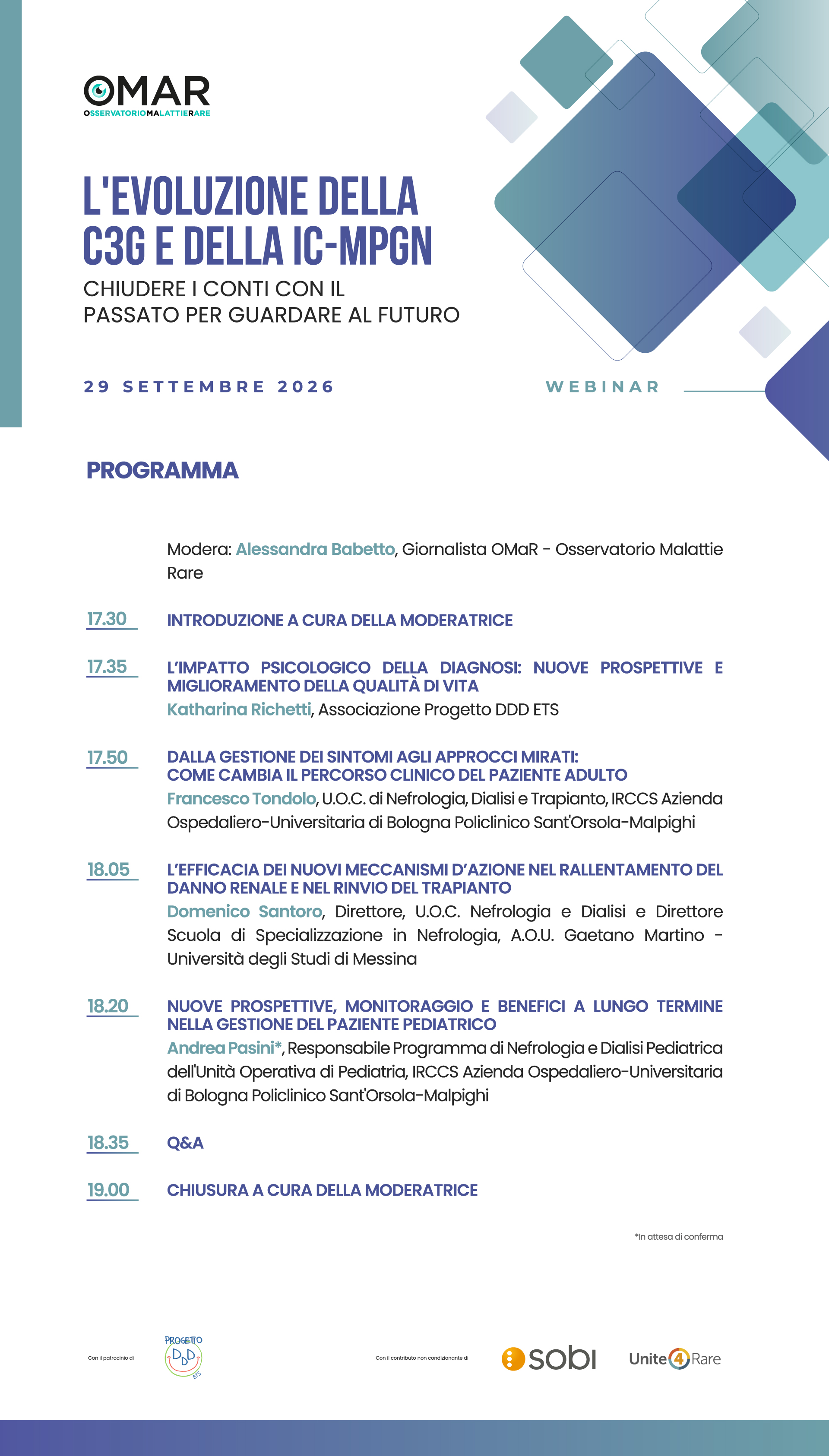 L'evoluzione della C3G e della IC-MPGN